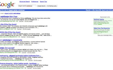 Google Search Results 2001