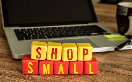 Small Shop Online Marketing Concept
