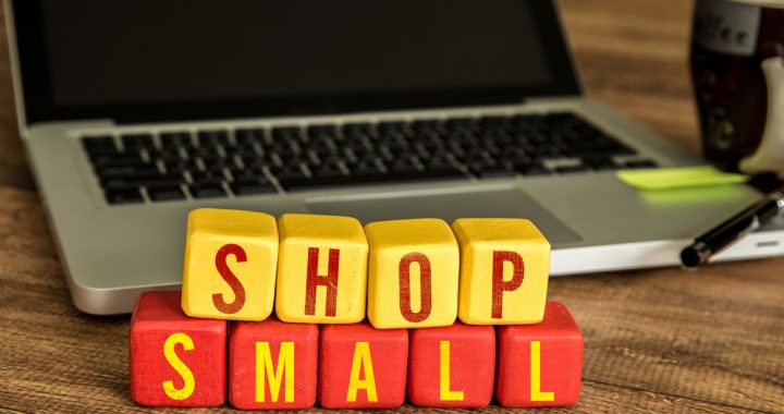 Small Shop Online Marketing Concept